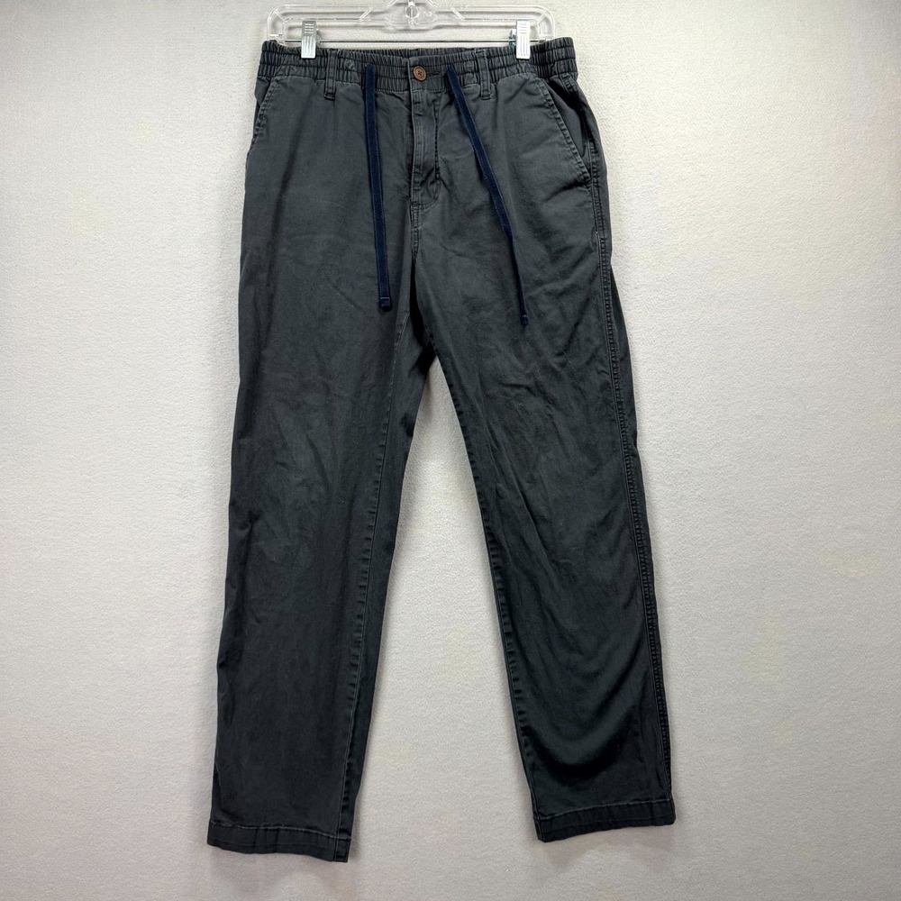 Line of Trade Pants Men‎ Medium 30x27* Dark Gray Stretch Drawstring Utility Work